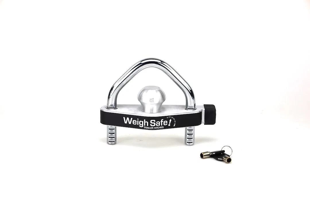 WS22 – WEIGH SAFE Trailer Hitch Lock, Trailer Coupler Lock Fits 1-7/8 Inch/ 2 Inch and 2-5/16 Coupler Ball And Clamp ...